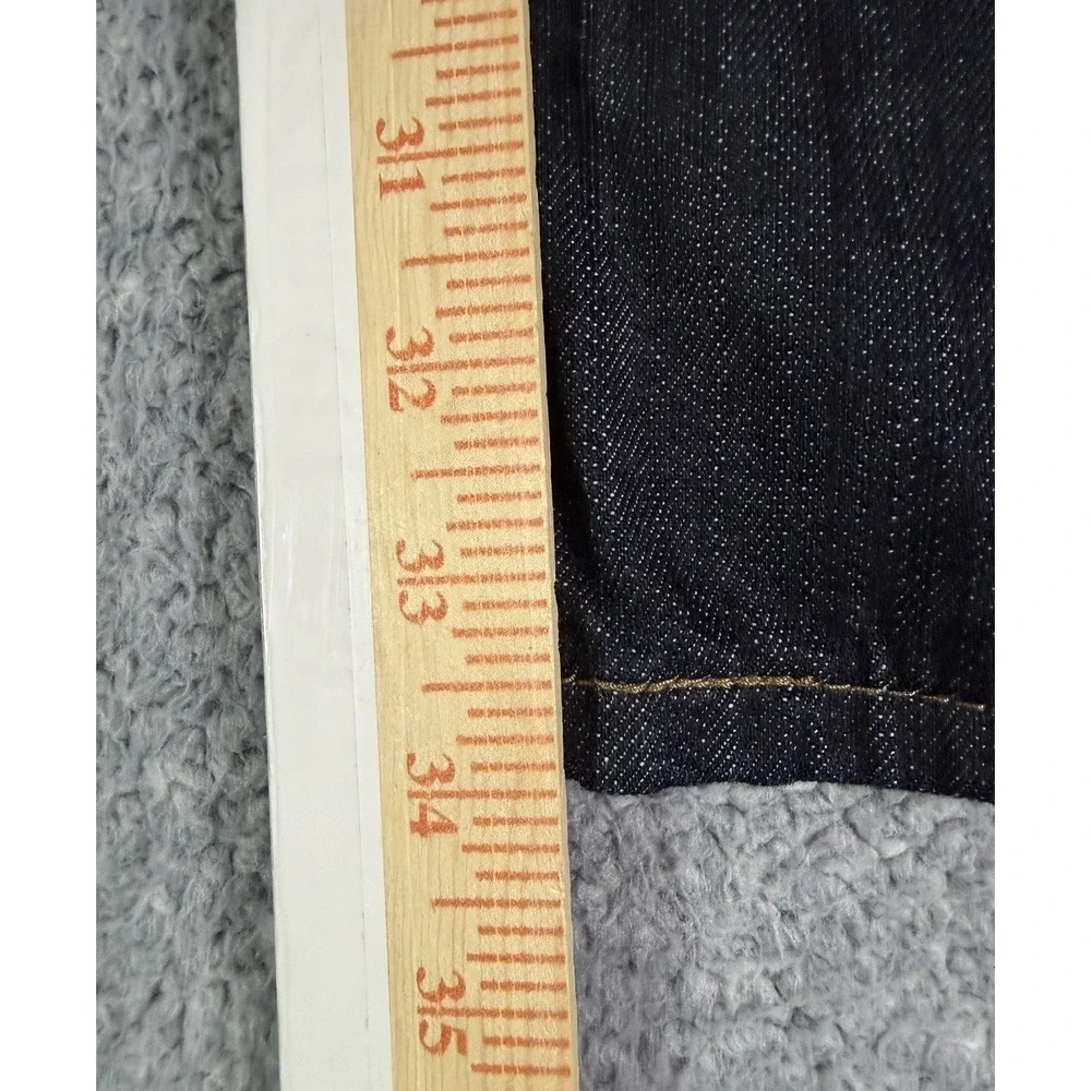 NWT Levi's Men's 505 Regular Fit Jeans Tumbled Rigid 32x34 Dark Wash Indigo
